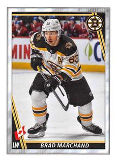 2020-21 Topps NHL Sticker Collection #40 Brad Marchand Front