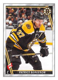2020-21 Topps NHL Sticker Collection #41 Patrice Bergeron Front