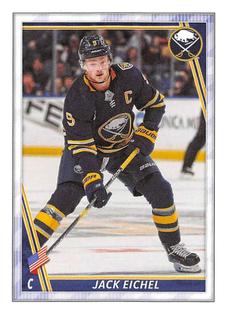 2020-21 Topps NHL Sticker Collection #57 Jack Eichel Front