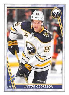 2020-21 Topps NHL Sticker Collection #60 Victor Olofsson Front