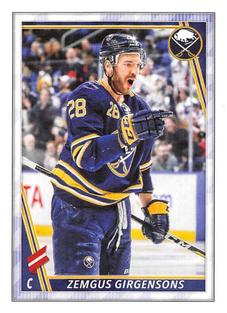 2020-21 Topps NHL Sticker Collection #66 Zemgus Girgensons Front