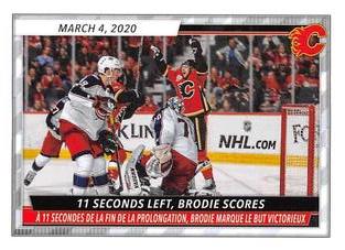 2020-21 Topps NHL Sticker Collection #70 2019/20 Team Highlight Front