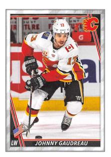 2020-21 Topps NHL Sticker Collection #74 Johnny Gaudreau Front