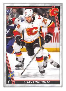 2020-21 Topps NHL Sticker Collection #78 Elias Lindholm Front