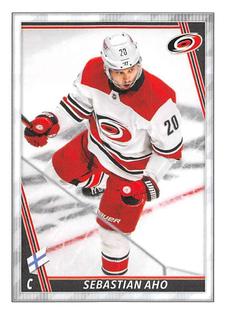 2020-21 Topps NHL Sticker Collection #91 Sebastian Aho Front