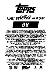 2020-21 Topps NHL Sticker Collection #95 Petr Mrazek Back