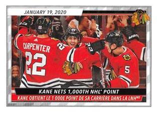 2020-21 Topps NHL Sticker Collection #104 2019/20 Team Highlight Front