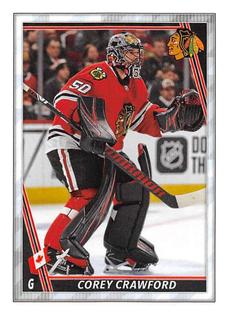 2020-21 Topps NHL Sticker Collection #111 Corey Crawford Front