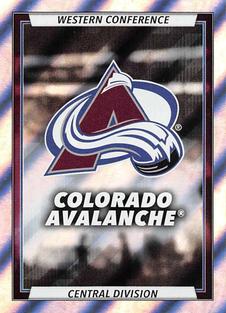 2020-21 Topps NHL Sticker Collection #120 Colorado Avalanche Logo Front