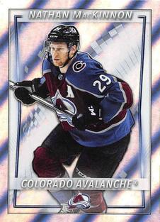 2020-21 Topps NHL Sticker Collection #123 Nathan MacKinnon Front