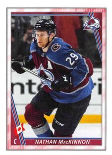 2020-21 Topps NHL Sticker Collection #125 Nathan MacKinnon Front