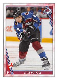 2020-21 Topps NHL Sticker Collection #127 Cale Makar Front