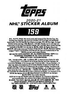 2020-21 Topps NHL Sticker Collection #159 Tyler Seguin Back