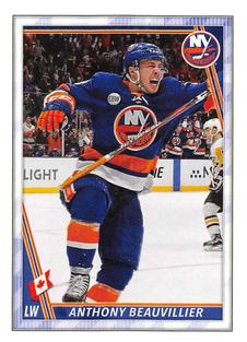 2020-21 Topps NHL Sticker Collection #318 Anthony Beauvillier Front