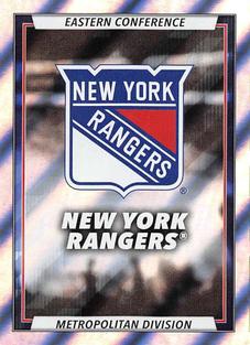 2020-21 Topps NHL Sticker Collection #324 New York Rangers Logo Front