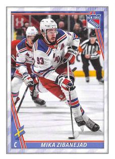 2020-21 Topps NHL Sticker Collection #331 Mika Zibanejad Front