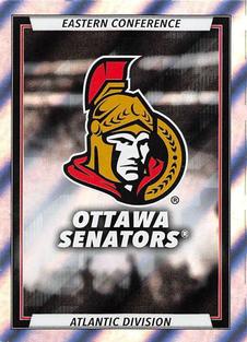 2020-21 Topps NHL Sticker Collection #341 Ottawa Senators Logo Front