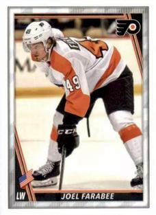 2020-21 Topps NHL Sticker Collection #374 Joel Farabee Front