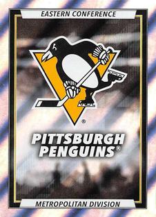 2020-21 Topps NHL Sticker Collection #375 Pittsburgh Penguins Logo Front