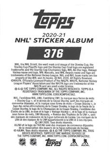 2020-21 Topps NHL Sticker Collection #376 2019/20 Team Highlight Back