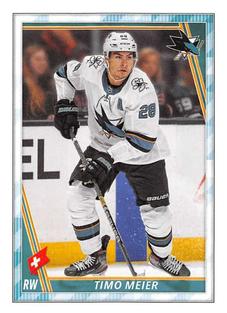 2020-21 Topps NHL Sticker Collection #400 Timo Meier Front
