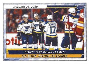 2020-21 Topps NHL Sticker Collection #410 2019/20 Team Highlight Front