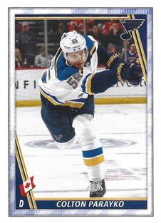 2020-21 Topps NHL Sticker Collection #424 Colton Parayko Front