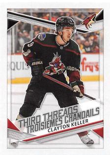 2020-21 Topps NHL Sticker Collection #555 Clayton Keller Front