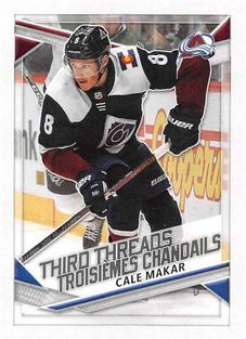 2020-21 Topps NHL Sticker Collection #556 Cale Makar Front