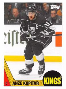 2020-21 Topps NHL Sticker Collection #584 Anze Kopitar Front