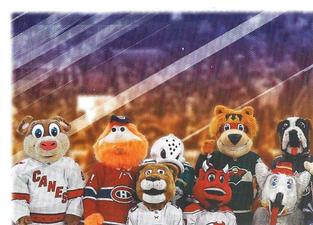 2020-21 Topps NHL Sticker Collection #610 NHL Mascots! Front