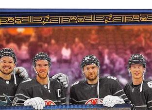 2020-21 Topps NHL Sticker Collection #617 NHL All-Star Game Front