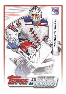2020-21 Topps NHL Sticker Collection #626 Henrik Lundqvist Front