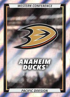 2020-21 Topps NHL Sticker Collection #1 Anaheim Ducks Logo Front