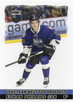 2018-19 Southside Auto Tech NHL Top Prospects Game USHL Team West #15W Ethan Phillips Front