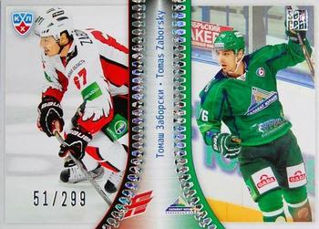 2014 KHL Gold Collection - KHL Transfers #TRA-014 Tomas Zaborsky Front