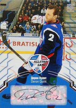 2014 KHL Gold Collection - 2014 All Star Game.Autograph #ASG-A06 Deron Quint Front