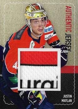 2017-18 Playercards (DEL2) - Jersey Cards #JC07 Justin Maylan Front