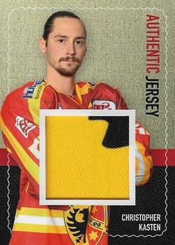 2017-18 Playercards (DEL2) - Jersey Cards #JC09 Christopher Kasten Front