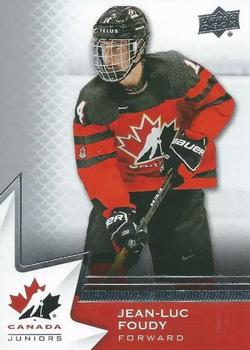 2020-21 Upper Deck Team Canada Juniors #5 Jean-Luc Foudy Front