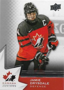 2020-21 Upper Deck Team Canada Juniors #16 Jamie Drysdale Front