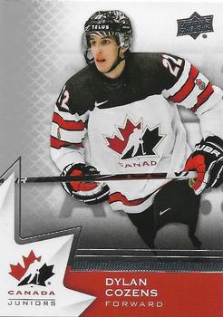 2020-21 Upper Deck Team Canada Juniors #39 Dylan Cozens Front