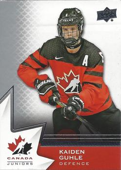 2020-21 Upper Deck Team Canada Juniors #77 Kaiden Guhle Front