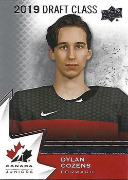 2020-21 Upper Deck Team Canada Juniors #100 Dylan Cozens Front