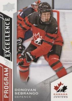 2020-21 Upper Deck Team Canada Juniors #132 Donovan Sebrango Front