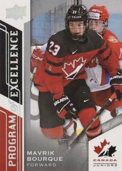 2020-21 Upper Deck Team Canada Juniors #133 Mavrik Bourque Front