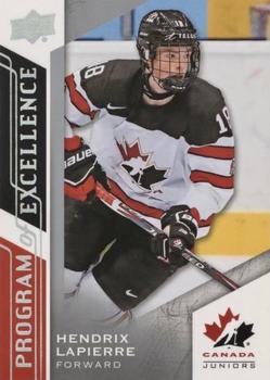 2020-21 Upper Deck Team Canada Juniors #139 Hendrix Lapierre Front
