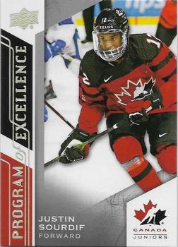 2020-21 Upper Deck Team Canada Juniors #144 Justin Sourdif Front