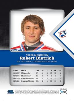 2010-11 Playercards (DEL) - Evolution #DEL-EV09 Robert Dietrich Back