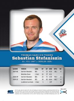 2010-11 Playercards (DEL) - Evolution #DEL-EV11 Sebastian Stefaniszin Back